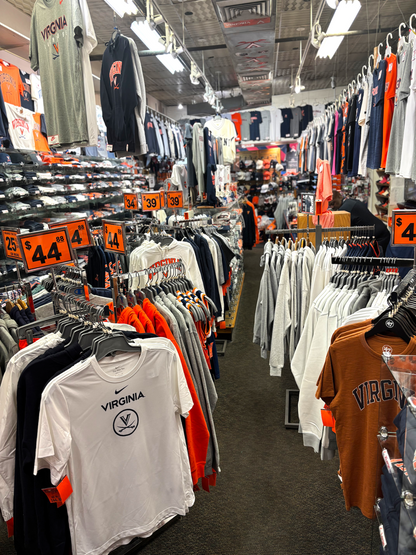 Mincer's University of Virginia Imprinted Sportswear